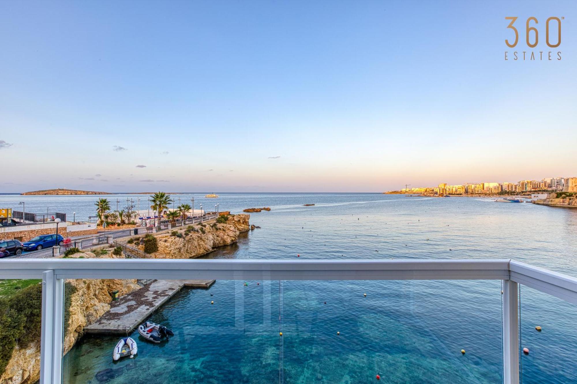 Life On Waters Edge With Unique Views In St Pauls By 360 Estates Apartment St. Paul's Bay